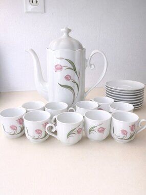 Vintage 21pcs Seltmann Weiden Bavaria Porcelain Coffee & Tea Set